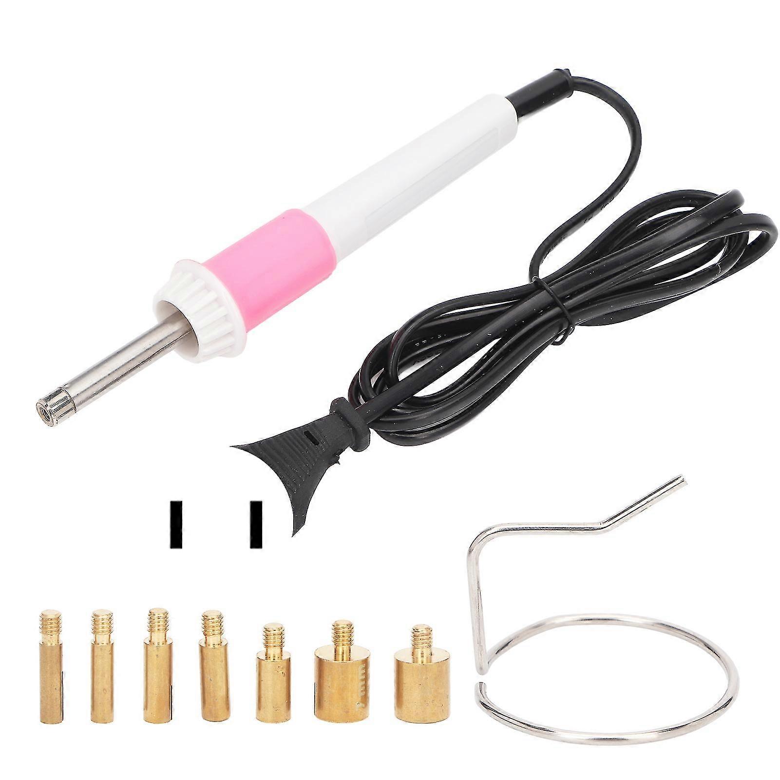 Hot Fix Rhinestone Machine with 7 Tips and US Plug - 15W Quick Heating, Semi Automatic Energy Saving, DIY Iron Rings Applicator