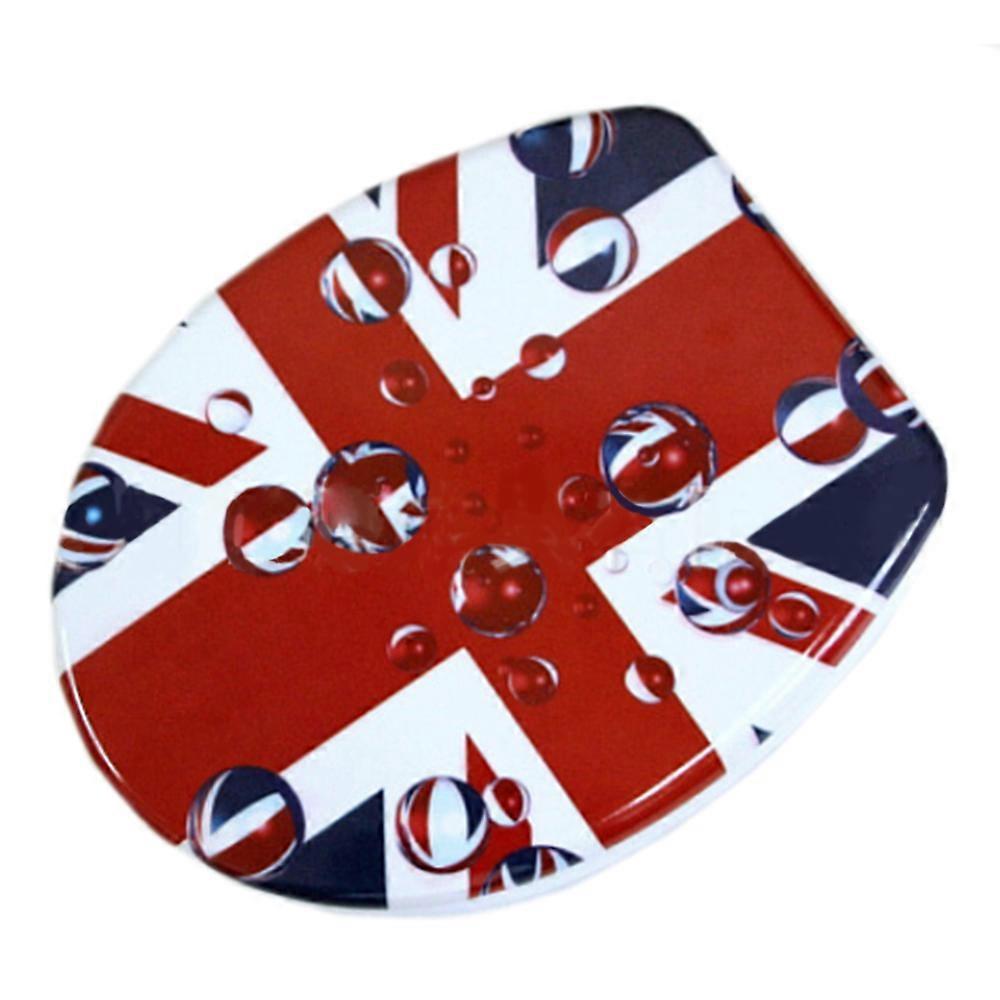 Union Jack Resin No Slow Descent Toilettensitz