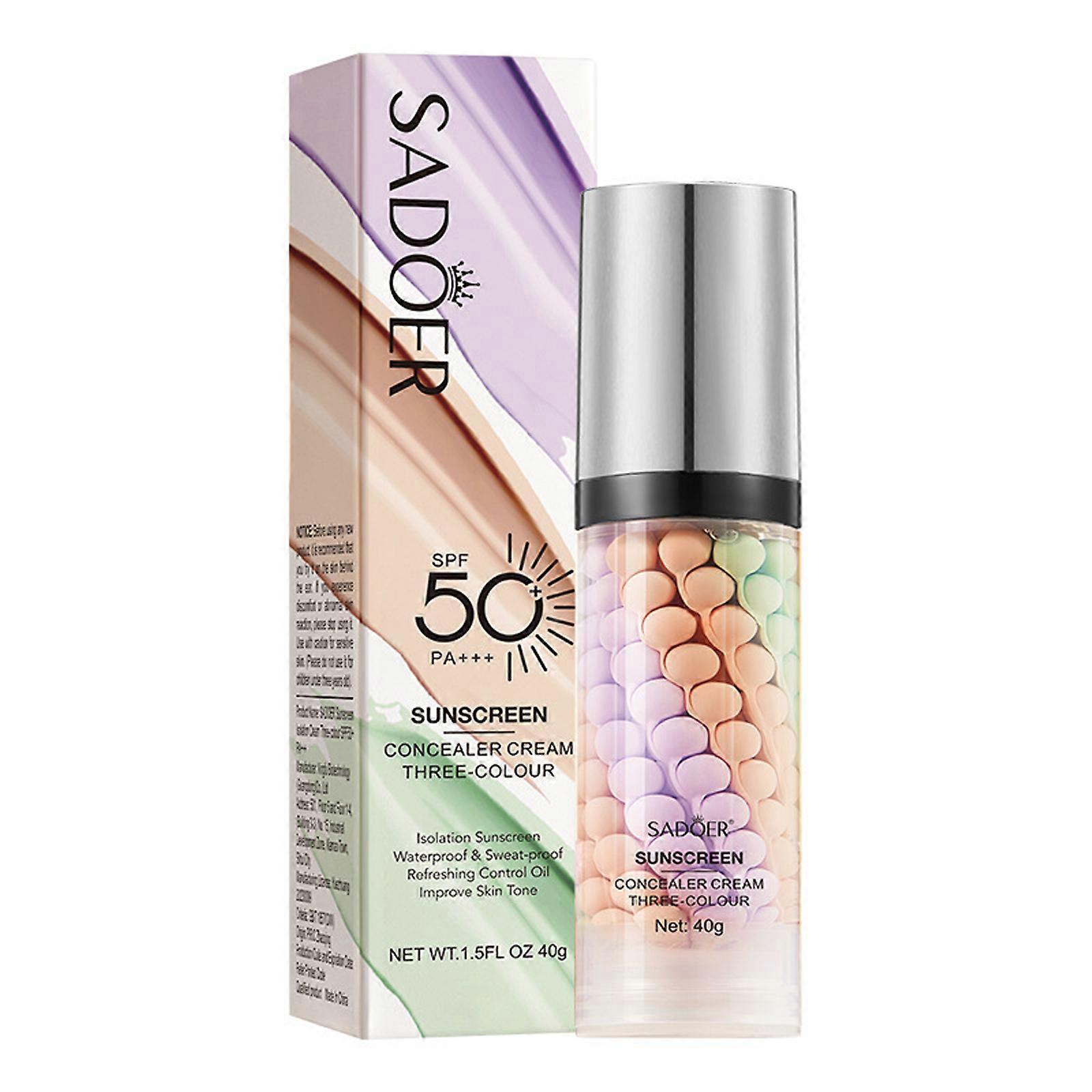 Primer Makeup with SPF 50,Colour Corrector Primer,Pore Concealer Primer Cream,Make Up Primer Base,Anti Redness Primer for All Skin Types