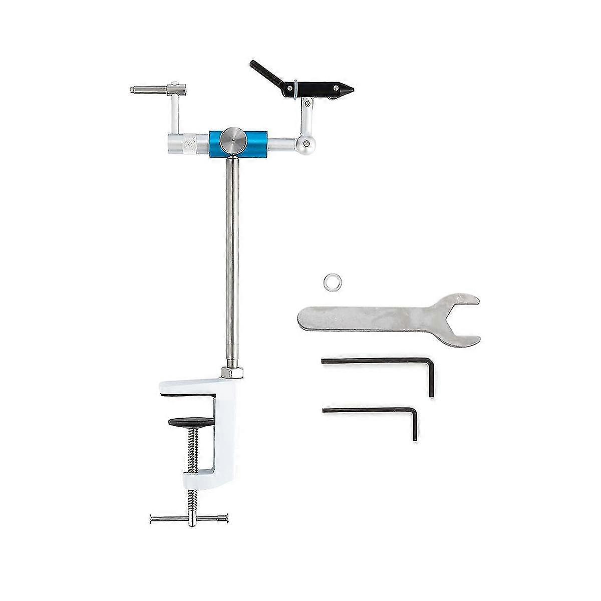 Rotaries Fly Tying Vise Fly Vise, Rotation Ultra Light Fly Tying Tools Jig Tying Vise C-clamp Mount