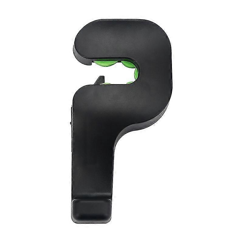 Car Headrest Hooks With Cellphone Holder, For Phone Handbag 1pair,black