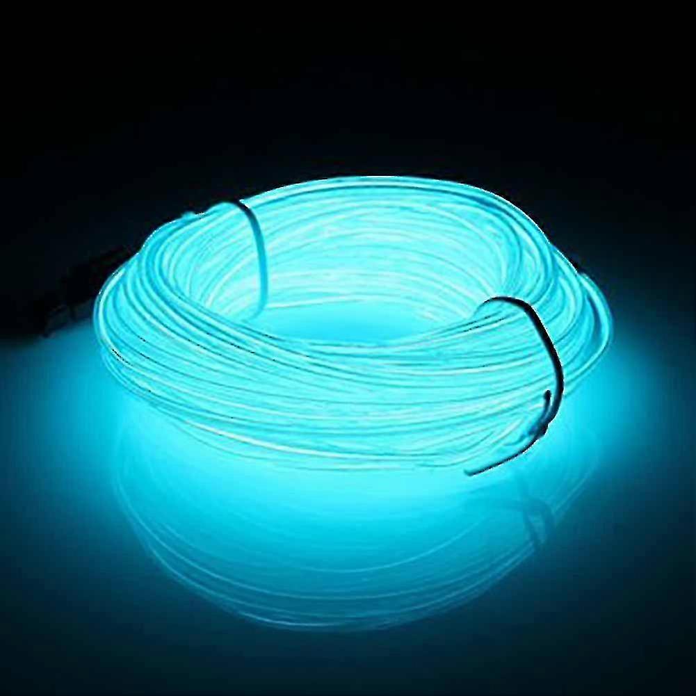 10m El Led مرنة لينة أنبوب سلك النيون توهج سيارة حبل قطاع ضوء عيد الميلاد