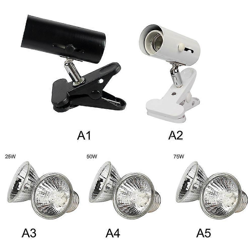 Νέο καυτό κιτ λαμπτήρων ερπετών UVB + UVA με το κλιπ-στον κεραμικό κάτοχο φωτός χελώνα που προσκυνά τον φωτισμό σαυρών χελωνών