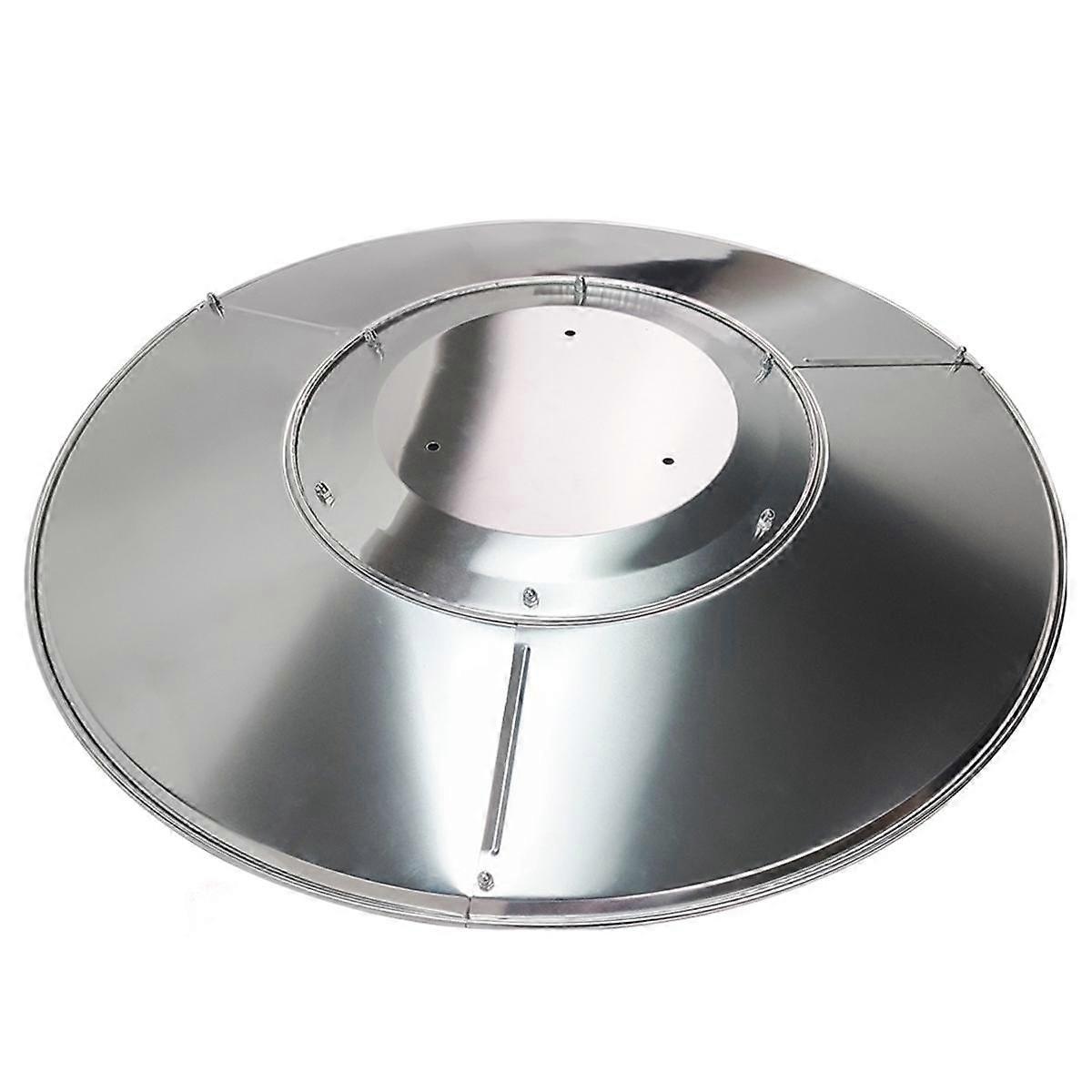 Patio Heater Reflector Shield, Propane Outdoor Heaters Replacement Part - Top Dome, 3-Hole Mount, 3