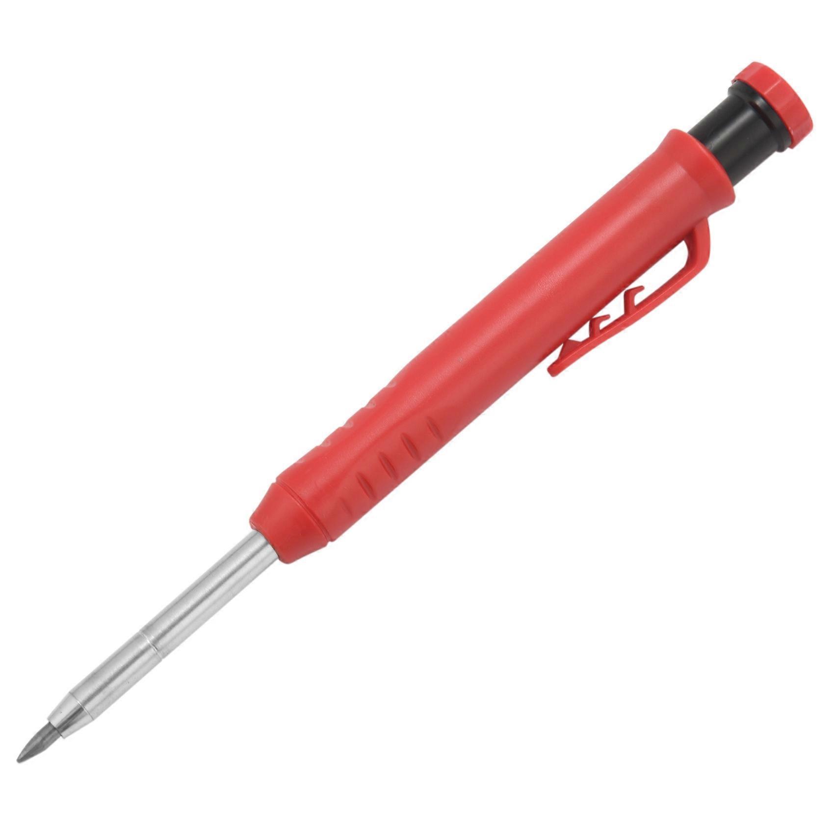 Deep Hole Marker Premium Mechanical Pencil Marker with Integrated Sharpener-for Wood, Metal,Stone I