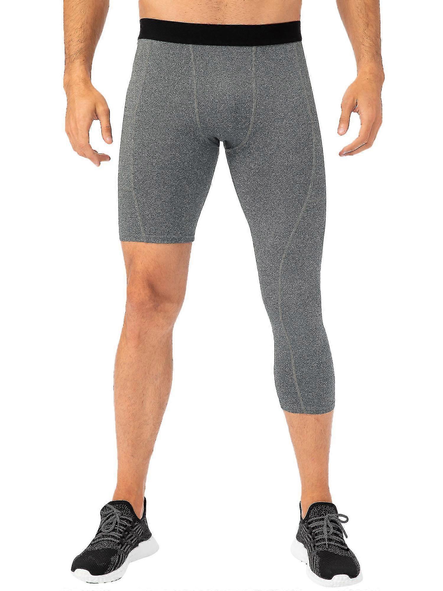 رجالي طماق ساق واحدة لكرة السلة جيوب جانبية تدريب اللياقة البدنية الجوارب الساق الواحدة - G