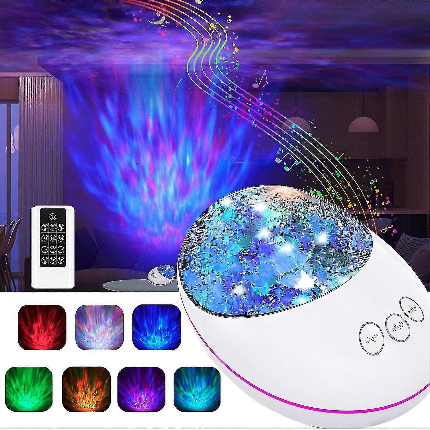 Night Light For Kids,sky Light Projector With Bluetooth Speaker,bedside Lamp Led Light,music Player