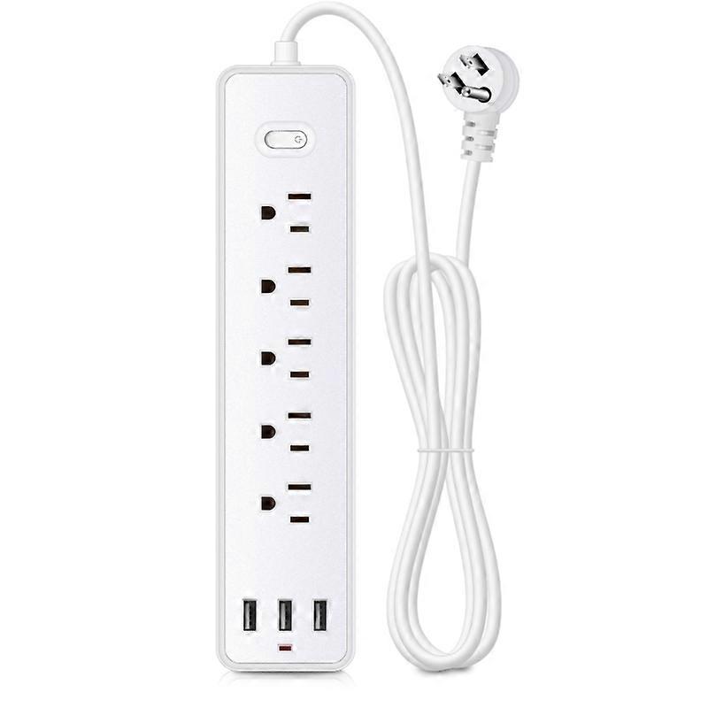 Universal Electrical Socket Extension Cable 8 in 1 Power Strip for Office Home