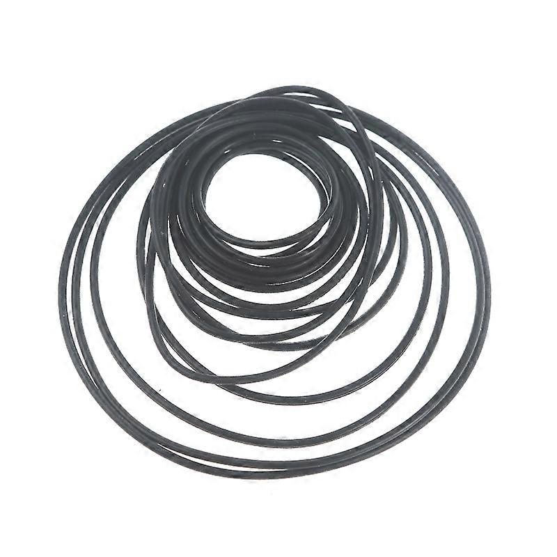 15Pcs 1.2mm Round shape Cassette Tape Machine Belt Assorted Belt for Recorder