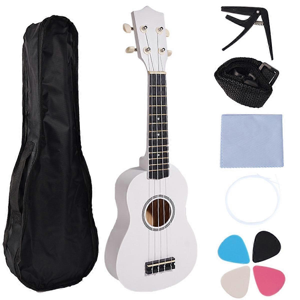 Un mini ukulélé de 21 pouces, entrée de gamme pour les débutants, petite guitare à quatre cordes, instrument de musique pour enfants