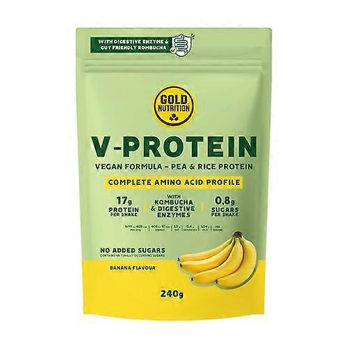 Banana flavor vegan protein 240 g of powder (Banana)