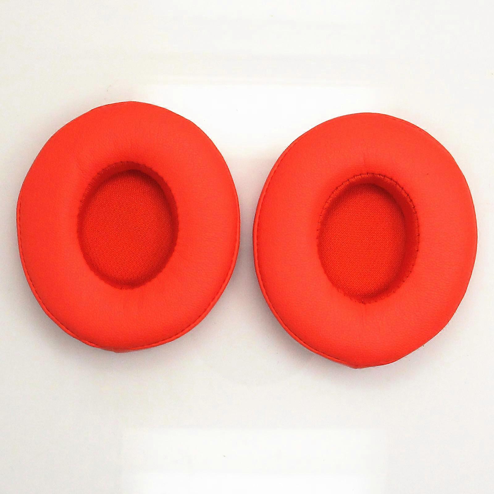 Earpads Cushions Replacement for Beats SOLO 3.0 - Orange red