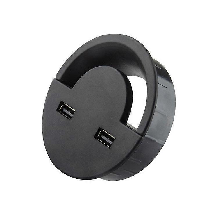 80mm Desktop Outlet USB Wire Hole Cover