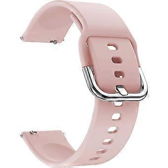Soft Silicone Sport Band (20mm, Pink)