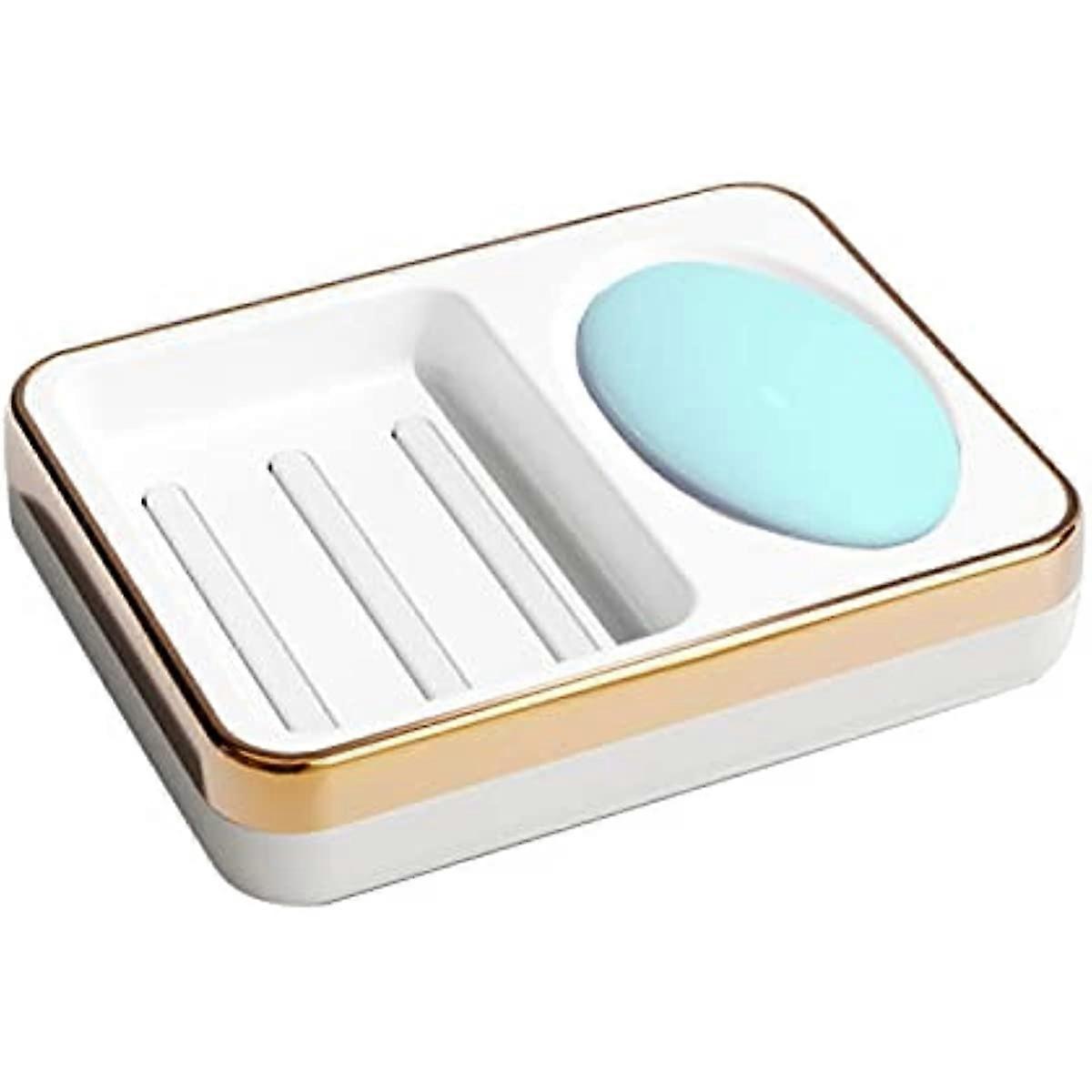 Double Soap Dish | Durable Soap Dish | Easy Cleaning Soap Saver