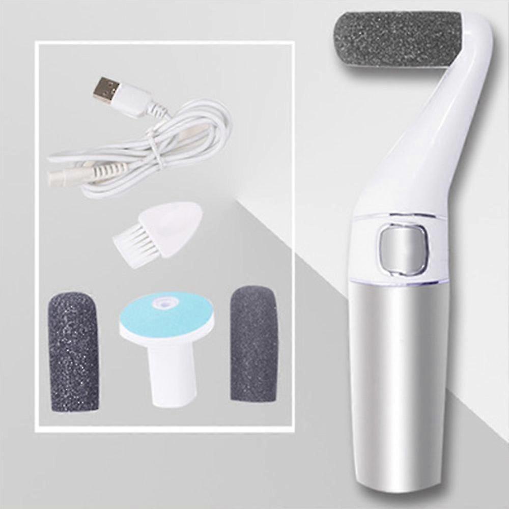 Foot Scraper Electric Callus Remover,foot Care Pedicure,with 2 Rollers