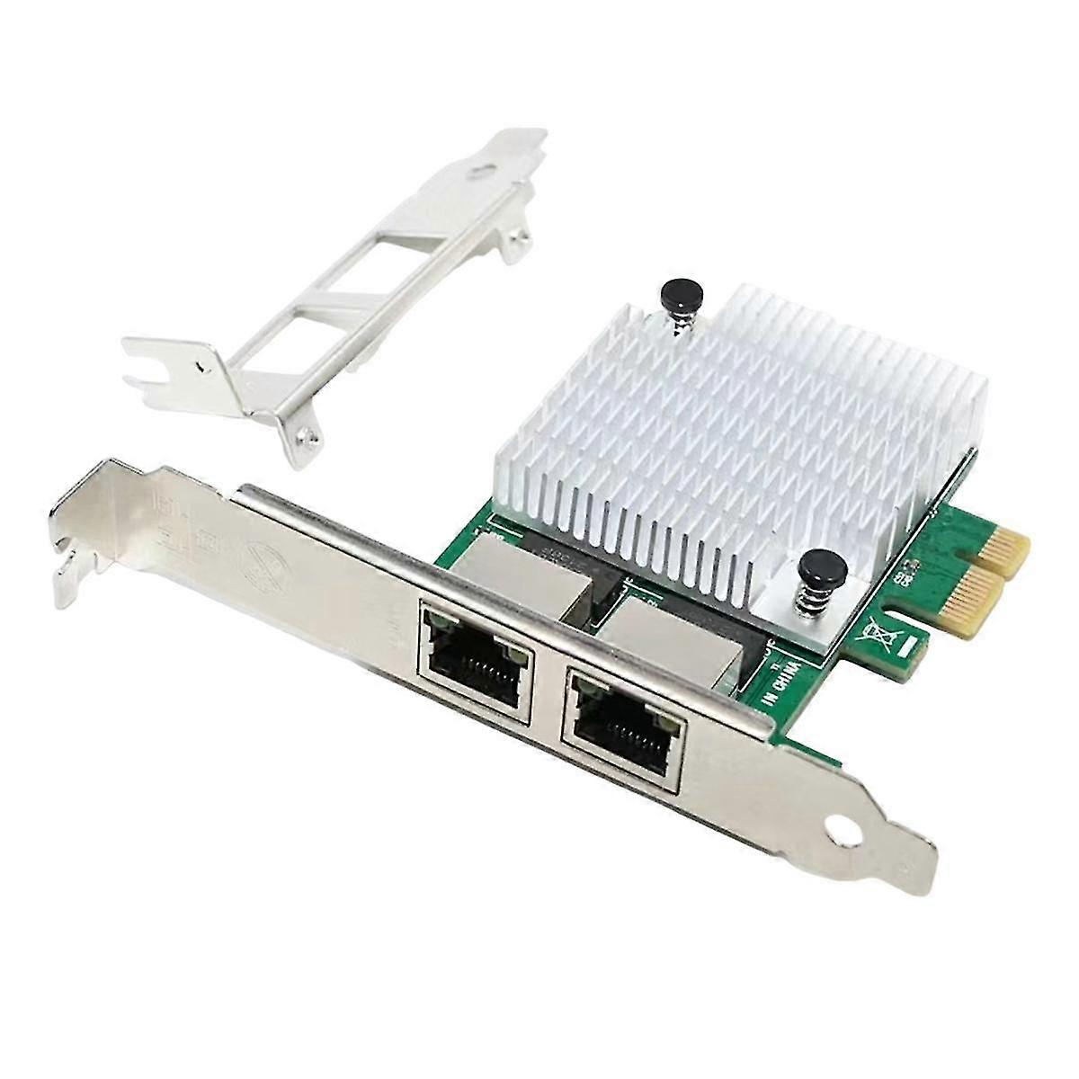 2 RJ45 Port PCIe X1 Dual Gigabit Realtek 8111F+ ASM1082E Chipset Filter PCI-E Computer Lan Network