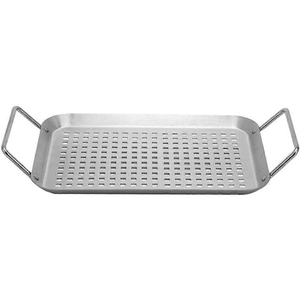 Portable Camping Grilling Tray Multi-function Draining Tray Reusable Dumpling Pan