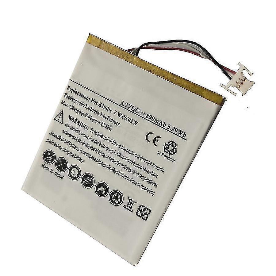 Battery compatible with Amazon Kindle 7 Wp63gw E-reader 58-000083