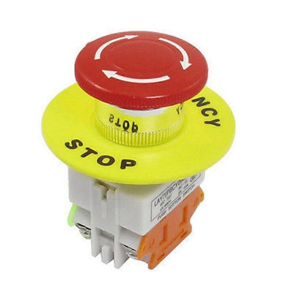 Push Button Station 1NO 1NC Momentary Emergency-Stop Push Button-Switch