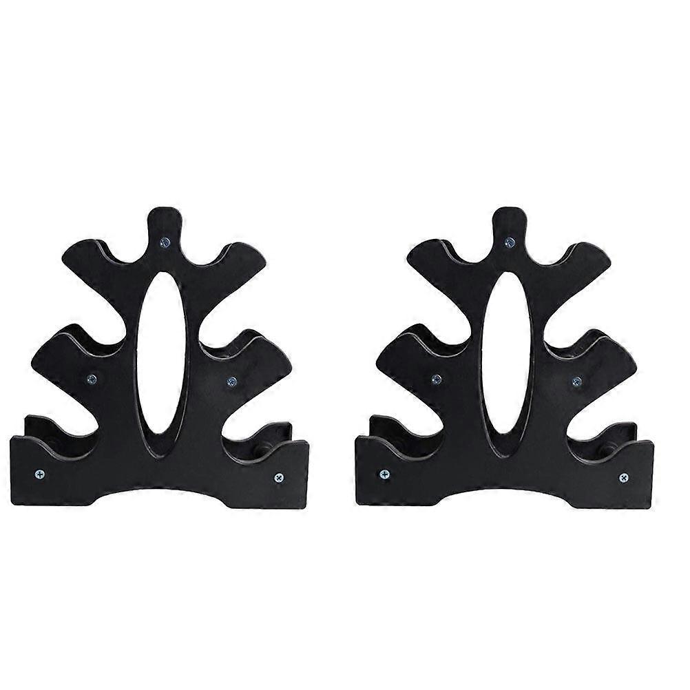 2pcs Dumbbell Bracket Practical Dumbbell Display Rack Dumbbell Storage Stand