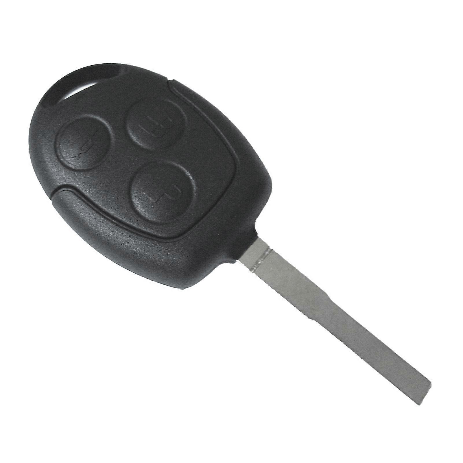 3 Button Flat Blade ABS Blank Remote Key Case Fob Shell Replacement for Ford Focus