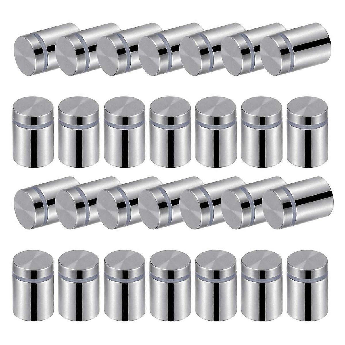 40 Pcs Vitrages Acier Inoxydable Clous Signe Entretoise Clous Signe Entretoise Supports Entretoise Boulons Verre