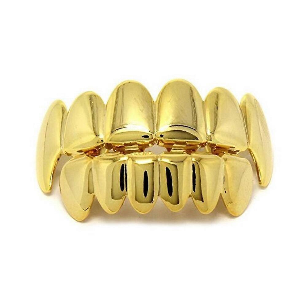 Gold Silver Plated Removable Teeth Grillz Set For Your Teeth Hip Hop