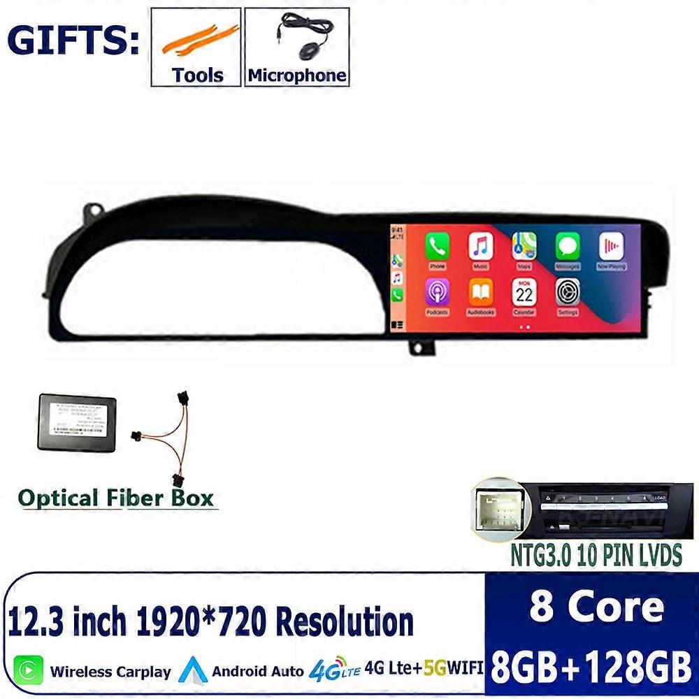 Redkid 123 pouces pour Mercedes Benz S Grade W221 W222 2006 - 2015 Système Android 12 Auto Stereo Ca