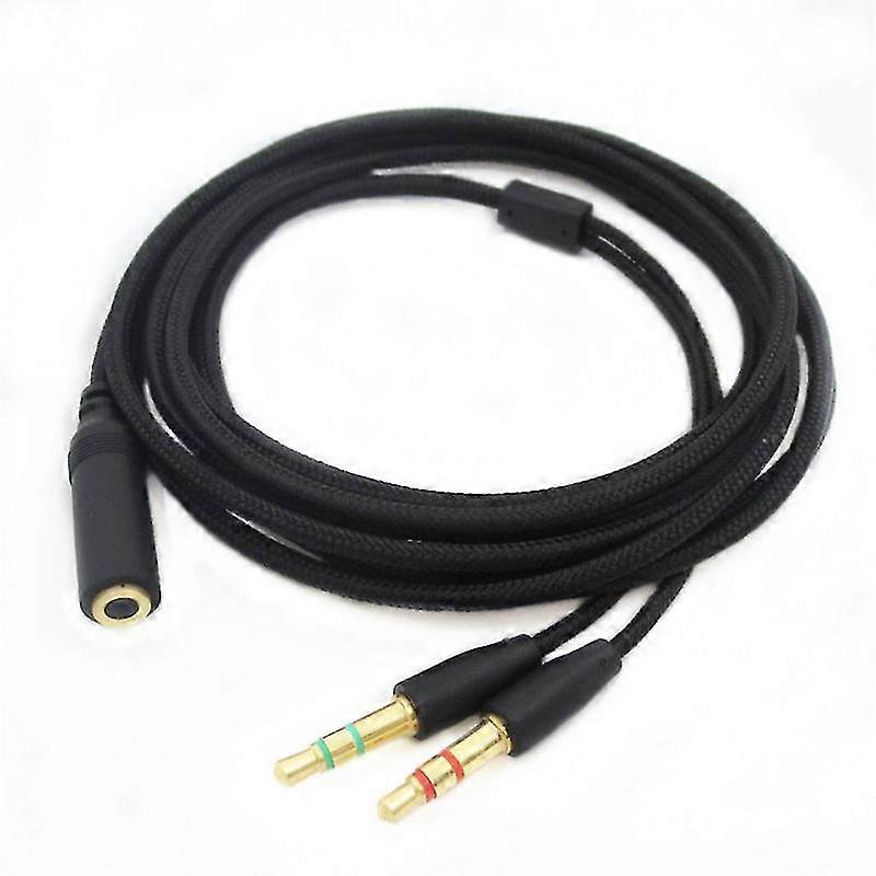Für Razer Kopfhörer Audio Kabel Kopfhörer Adapter Splitter Headset Mikrofon für Razer Electra / kraken Pro 7.1 V2 / Hamme
