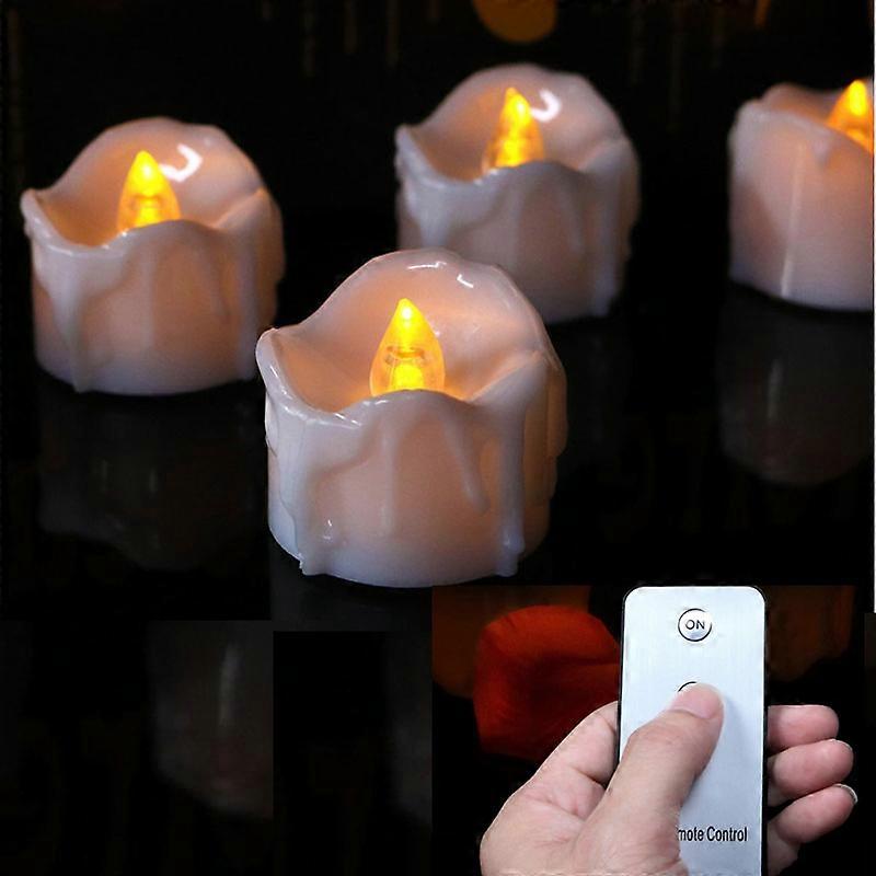 1 or 2 Pieces 6.6 inch Decorative LED Candles With Remote Control,Battery Powered Long Happy Birthday Candles For New Year