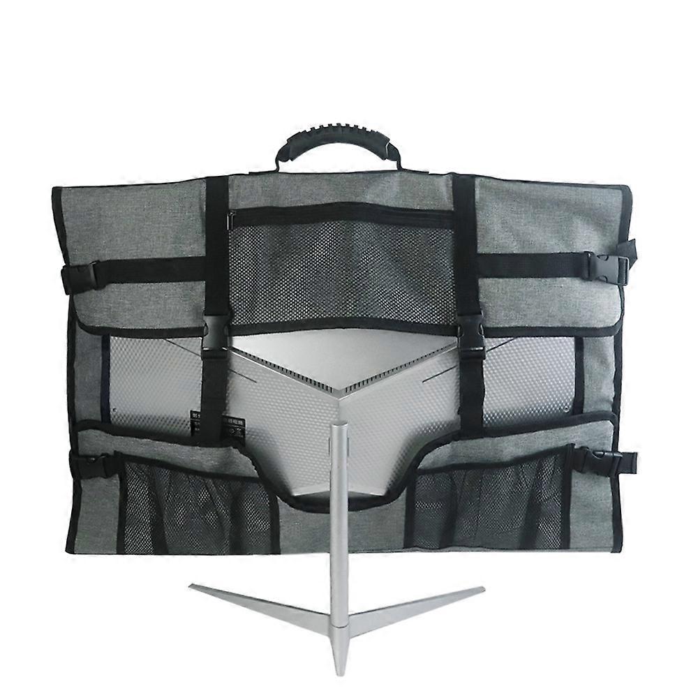 Carrying Bag For 27" Lcd Screens And Monitors, With Padded Velvet Liningblack