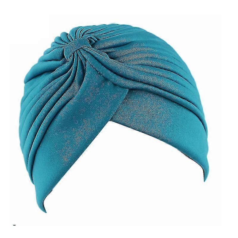 Femme Solid Turban Hat Head Wrap Beanie Chemo Cap Headwear