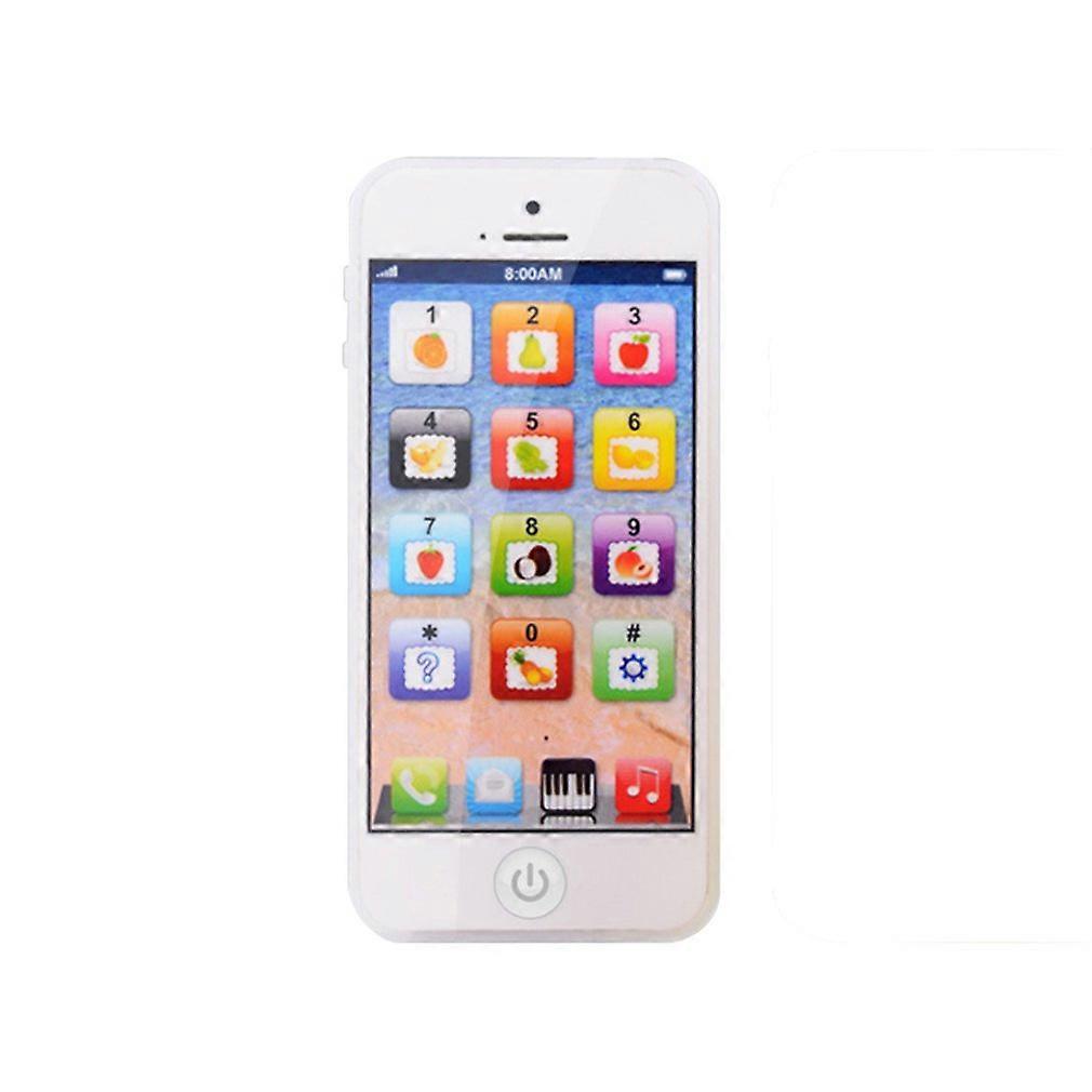 English Music Simulation Learning Light Toy Mobile Phone Story Machine Early Education Toy Mobile Phone With USB Cable