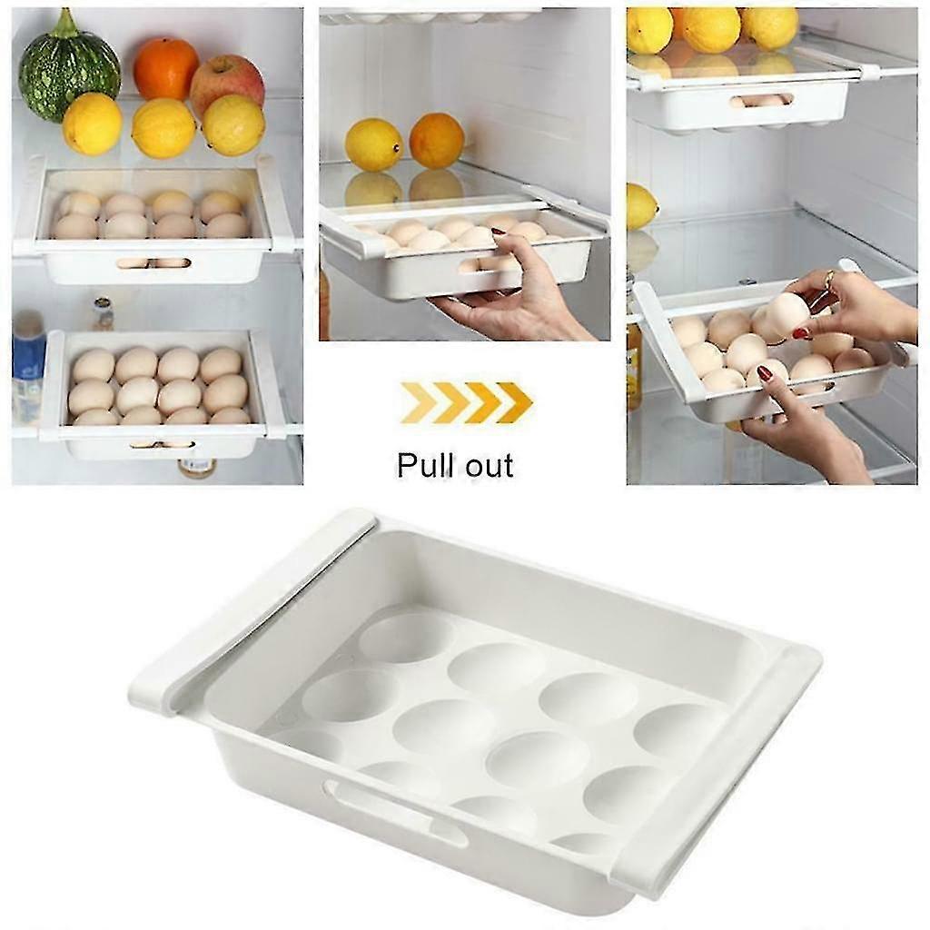 Refrigerator Food Egg White Storage Box Rack Fridge