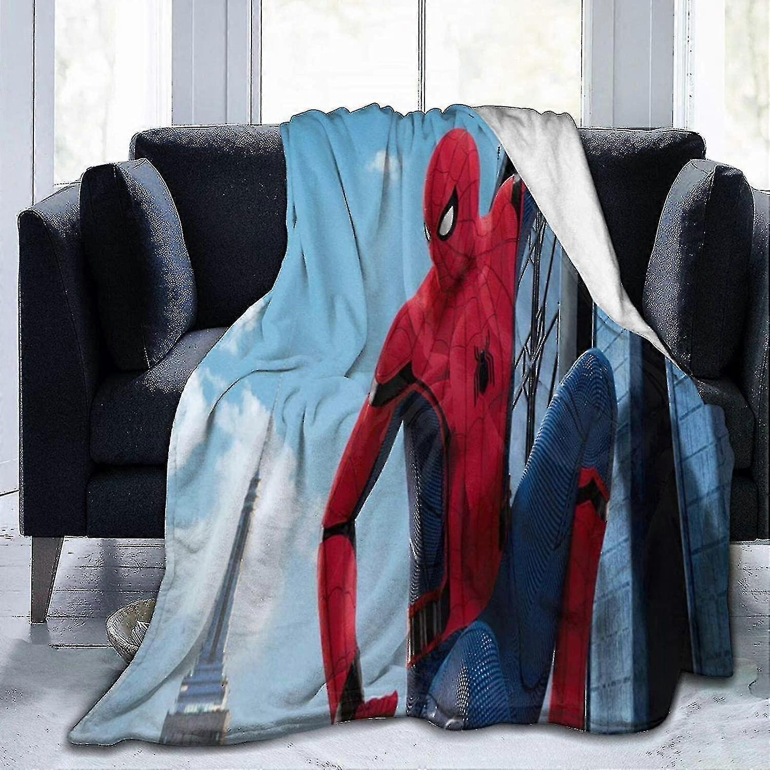Otwoo Spiderman Super Soft Fluffy Snuly Solid Flanell Fleece Überwürfe Für Schlafsofa-Decken
