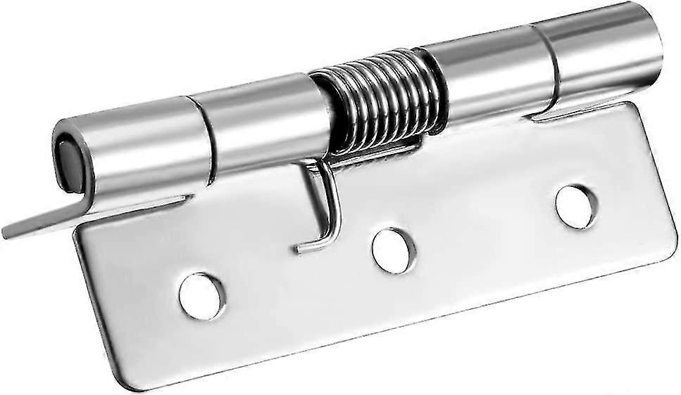 Self Closing Spring Hinge 0.98" Stainless Steel Brushed Diy Hardware 5pcs Per Pack