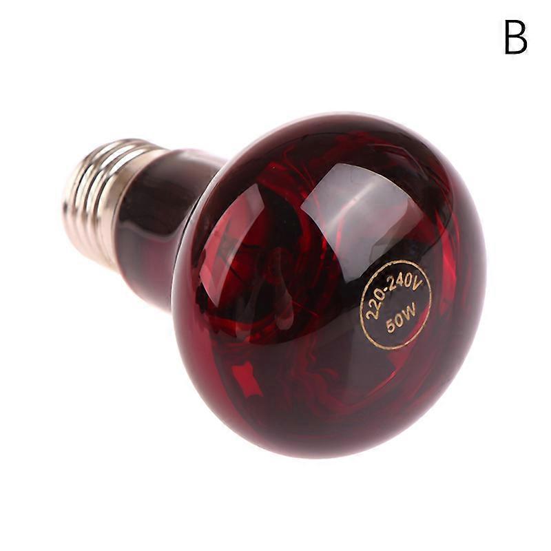 Lampe chauffante rouge pour animaux de compagnie E27 jour nuit pour amphibien serpent lampe Ampoule de reptile de chaleur Lumière UV 50W 75W 100W AC220-240V