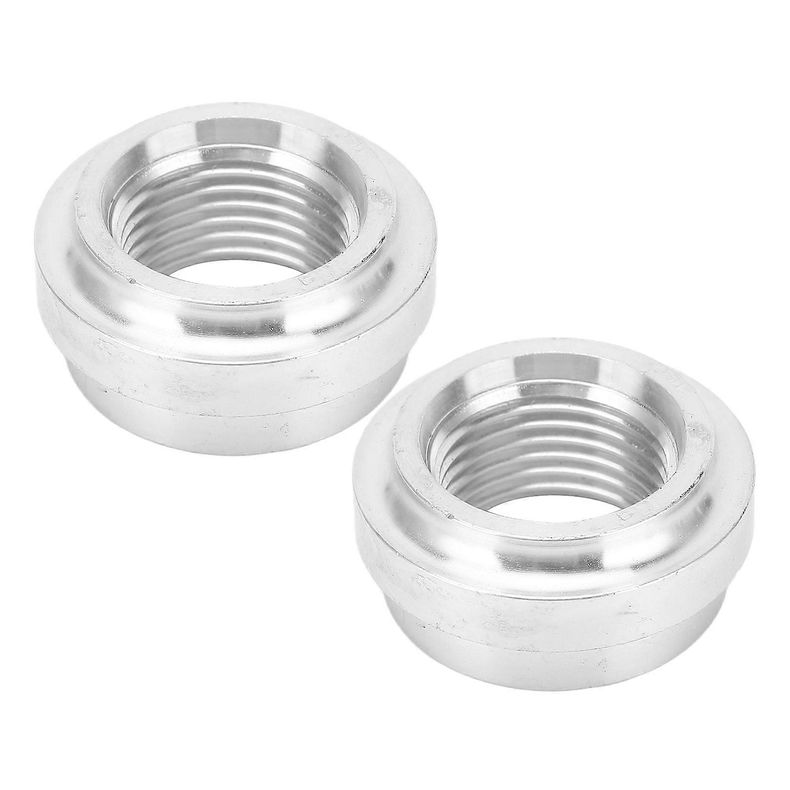 2Pcs FemaleThreaded Joint 8AN Auto Flüssigkeit Flansch Schweißen Aluminium Gewinde Anschluss Joint
