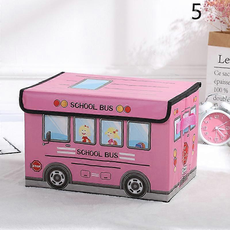 Japanese Cartoon Car Storage Box Foldable Clothes Integral Box Non-woven Film Covered Toy Sundry Storage Box Storage Organizer