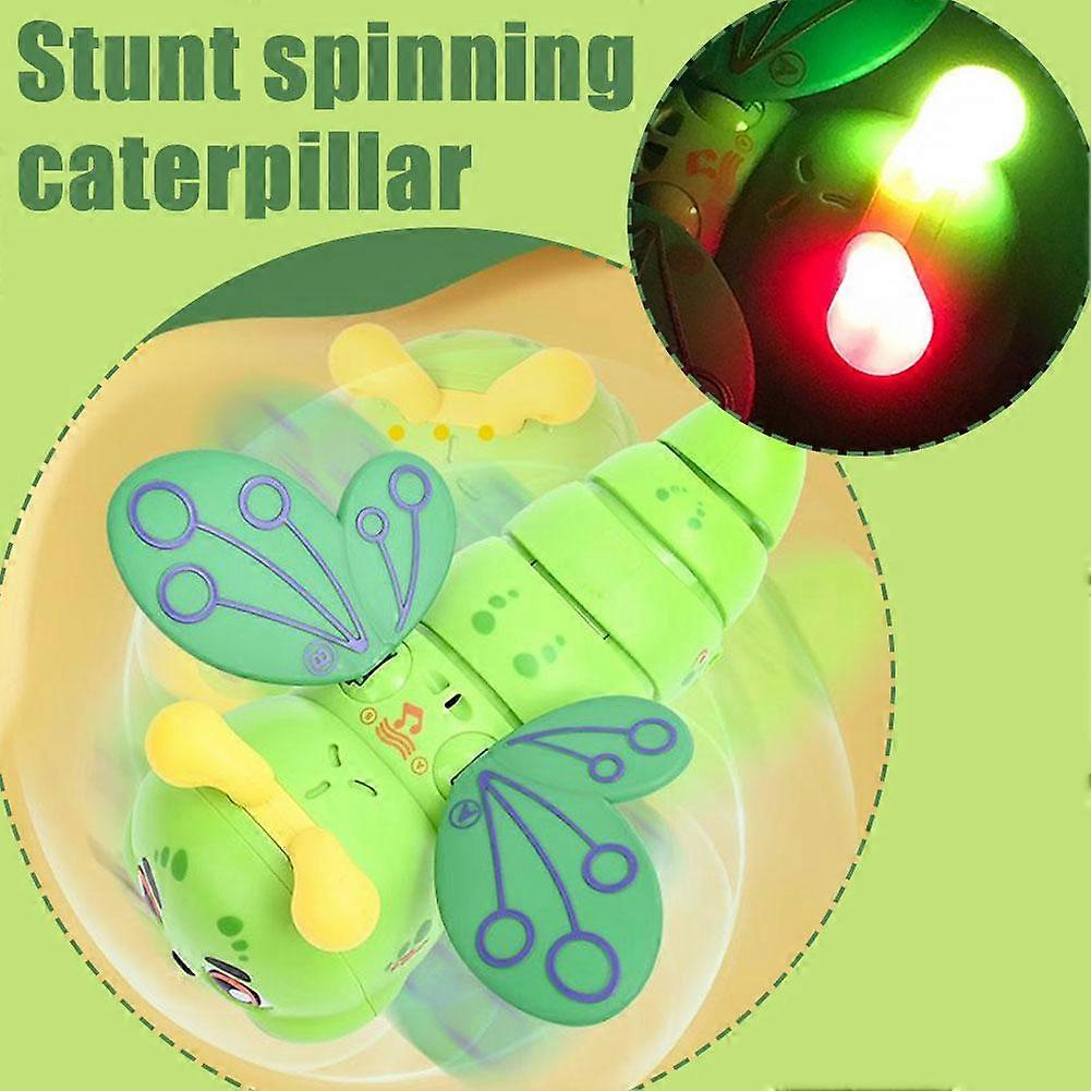 Electric Twisting Crawling Toy with Music and Light Stunt Twisting Crawling Toys