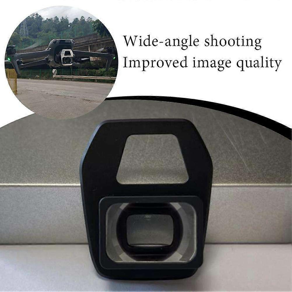 Lente grande angular Air 3S original para acessórios de drone DJI Air 3S expande para 114 °