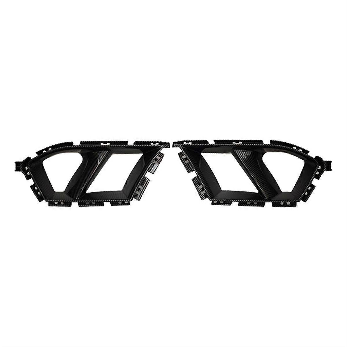 Front Bumper Side Air Vent Trim for G80 M3 G82 G83 2021-2024 Fog Light Lamp Hood Intake Frame Cover