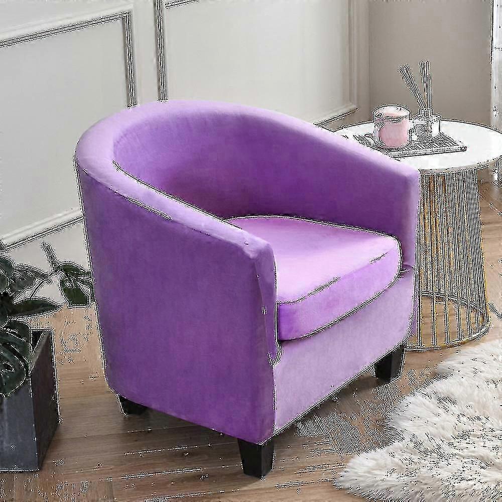 Poltrona Capa de Sofá Capa de Assento de Cadeira Roxo Claro