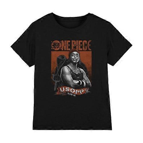 One Piece Childrens/Kids Usopp Etched T-Shirt