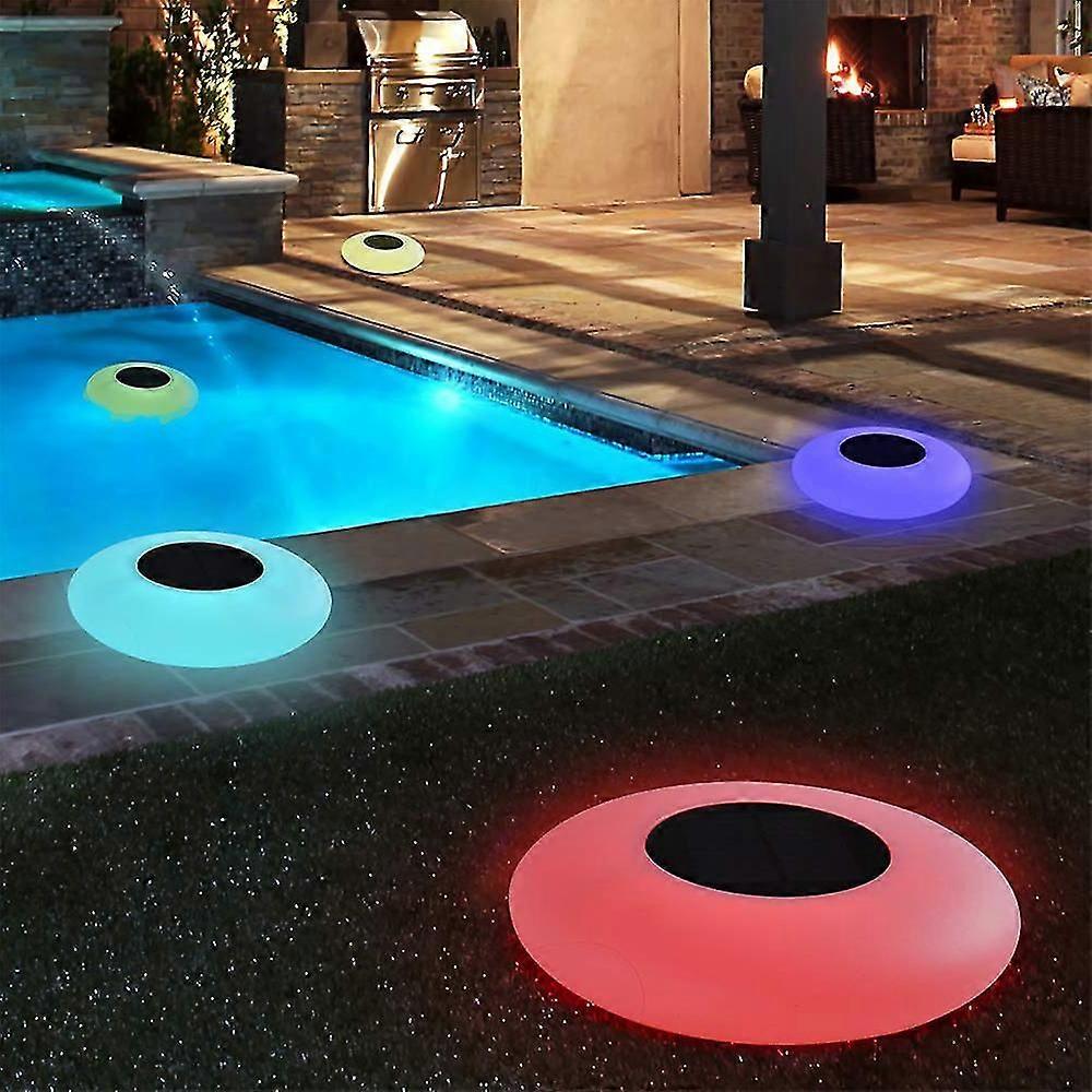 Floating Pool Light, Upgrade Rgb Color Changing Led Pool Balls, Waterproof Light Up Bath Toys, Battery Night Light For Kids, Perfect For Pool Swim,408