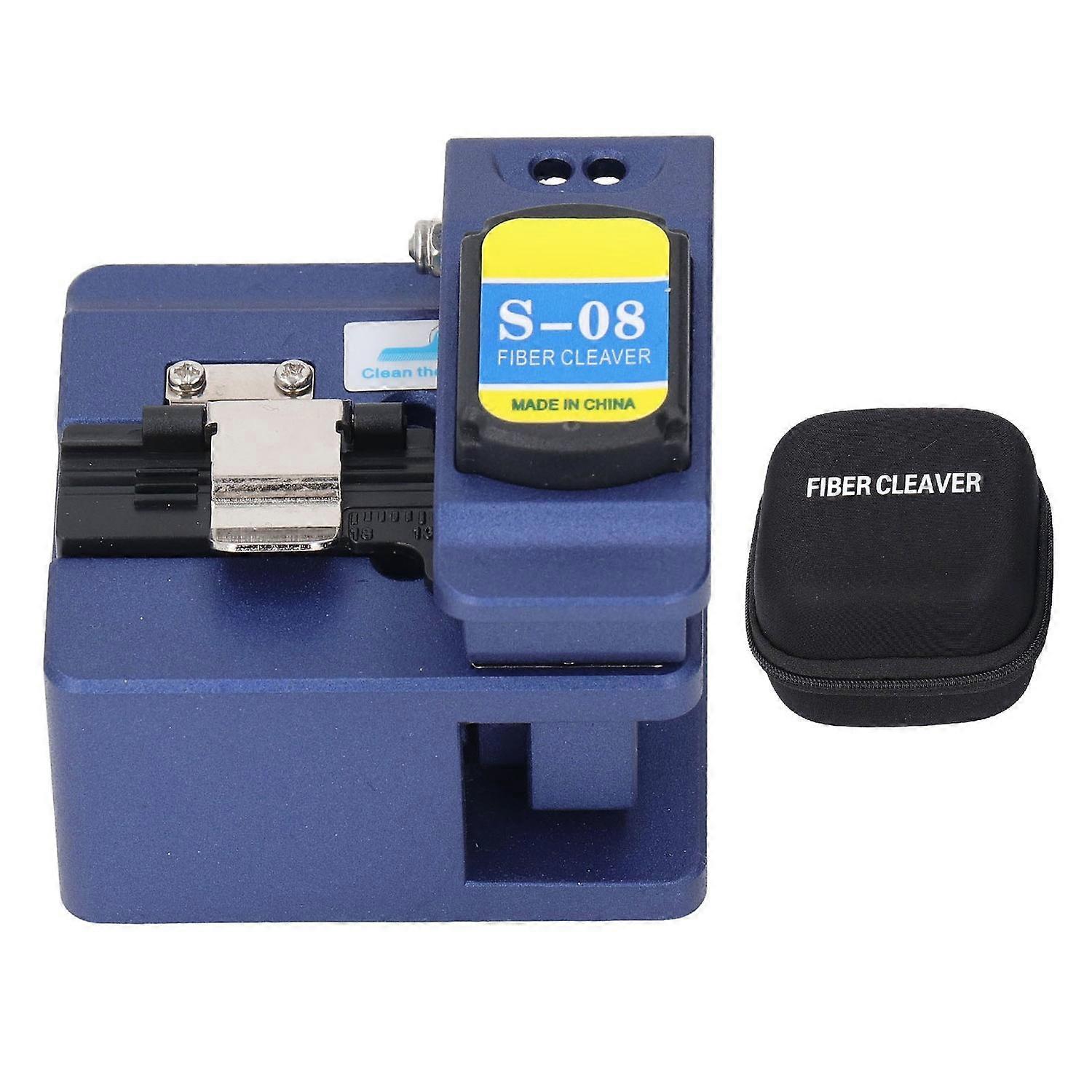 High Accuracy Fiber Cleaver 16 Cutting Points 0.6 Degree Angle Fiber Cutter for 125μm Diameter 0.25m