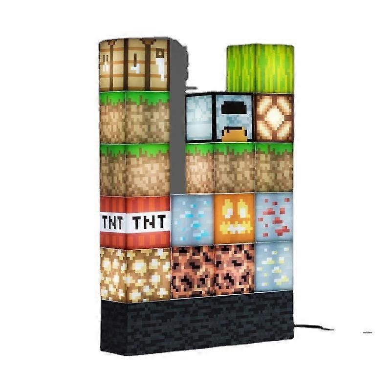 DIY Creative Novelty Splicing Lamp - Frosted Multicolor Design