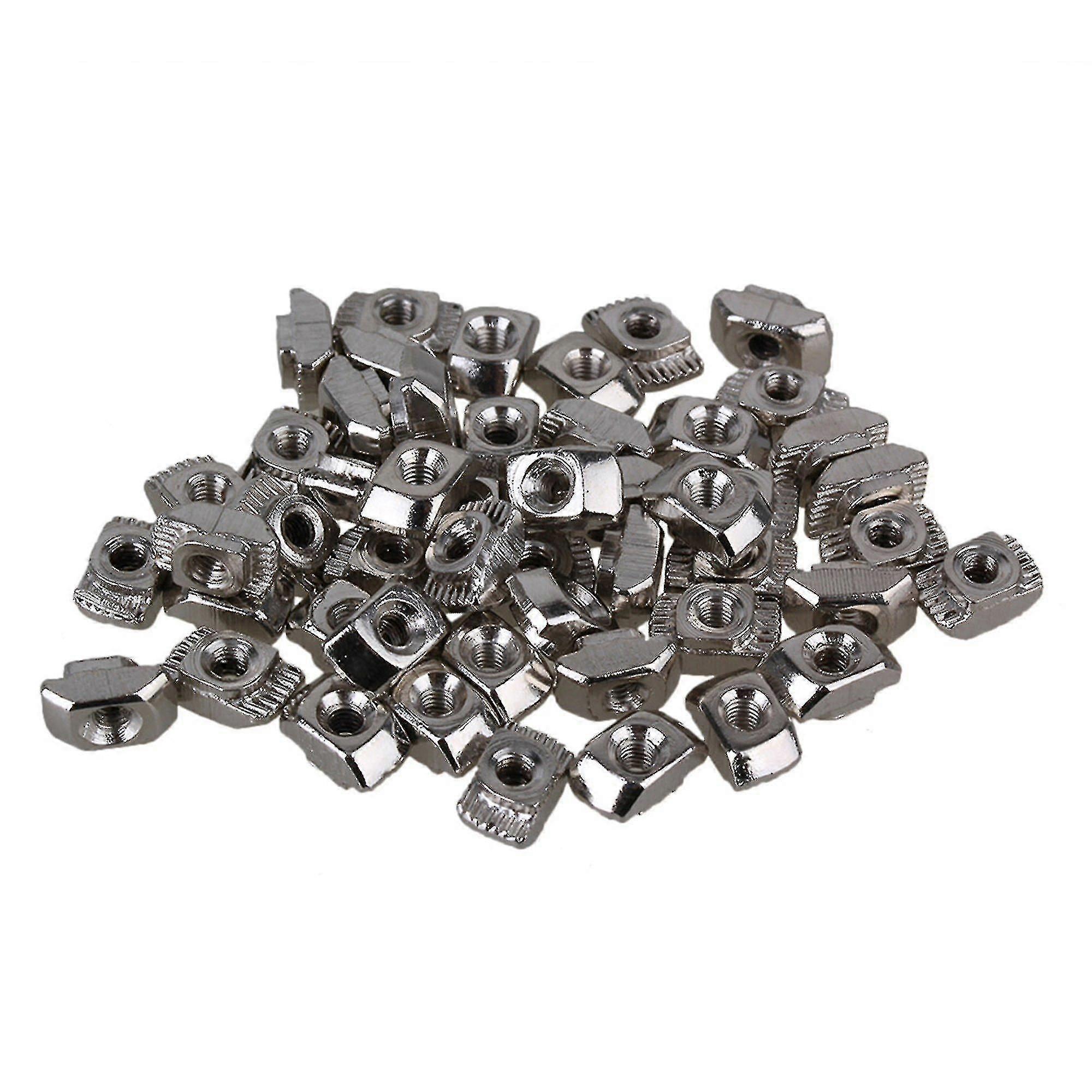 50pcs T Drop In Nut M3 For 20 Slot