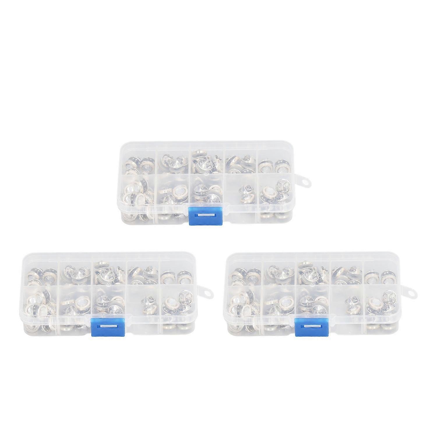 150 Pcs Button Pins Anti Emptied Removable Corrosion Resistant Decorative Brooch Buckle with Storage